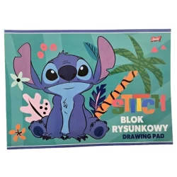 BLOK RYSUNKOWY BIAŁY STITCH A4 20 KARTEK ST. MAJEWSKI