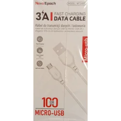 KABEL USB-A DO MICRO USB 3A 100 CM DO ŁADOWANIA I TRANSMISJI DANYCH