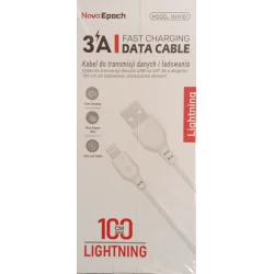 KABEL USB-A DO LGT 3A 100 CM DO ŁADOWANIA I TRANSMISJI DANYCH