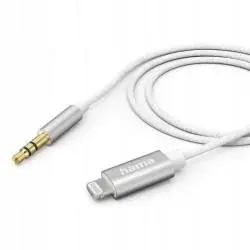 KABEL AUDIO LIGHTNING 100 CM DO AUX 3.5 MM DO PRZESYŁANIA DŹWIĘKU