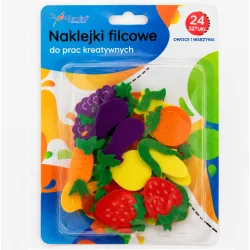 NAKLEJKI FILCOWE DO PRAC KREATYWNYCH OWOCE I WARZYWA ST. MAJEWSKI
