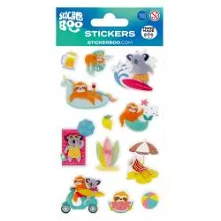 NAKLEJKI WYPUKŁE KOALA LENIWIEC DO PRAC KREATYWNYCH STICKER BOO
