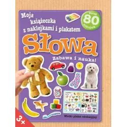 SŁOWA. MOJA KSIĄŻECZKA Z NAKLEJKAMI I PLAKATEM 3+