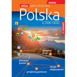 POLSKA. ATLAS SAMOCHODOWY 1: 300 000