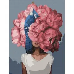 MALOWANIE PO NUMERACH PIWONIA AMY JUDD 30 X 40 CM TWOJE HOBBY