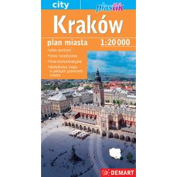 KRAKÓW. PLAN MIASTA 1:20 000