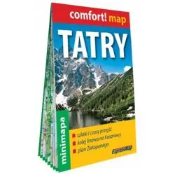 TATRY MAPA TURYSTYCZNA 1:80 000 ZAKOPANE PLAN MIASTA 1:20 000 LAMINAT MINI 2024