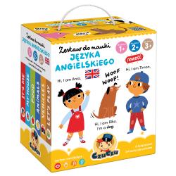 ZESTAW DO NAUKI JĘZYKA ANGIELSKIEGO CZUCZU DLA DZIECI 1+