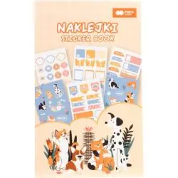 ZESTAW NAKLEJEK CAT&DOG 18 ARKUSZY HAPPY COLOR