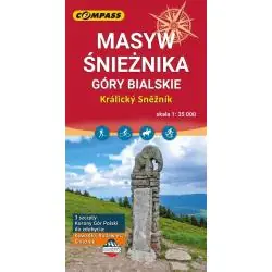 MASYW ŚNIEŻKA. GÓRY BIALSKIE. MAPA TURYSTYCZNA 1 : 35 000