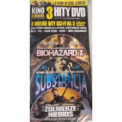 BIOHAZARD X + SUBSTANCJA + ŻOŁNIERZE NIEBIOS DVD PL