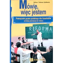 MÓWIĘ WIĘC JESTEM PODRĘCZNIK JĘZYKA POLSKIEGO DLA LICEUM