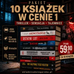 10 KSIĄŻEK W CENIE 1 MEGA PAKA KSIĄŻKOMANIAKA | THRILLER, KRYMINAŁ I TRUE CRIME