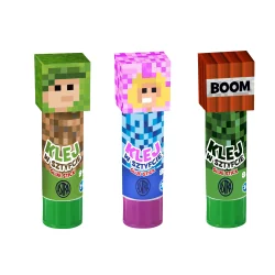 KLEJ W SZTYFCIE SZKOLNY ASTRA MINECRAFT 3D PIXEL Z NAKŁADKAMI 8 G