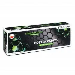 FARBY PLAKATOWE 12 KOLORÓW PO 20 ML STARPAK FOOTBALL