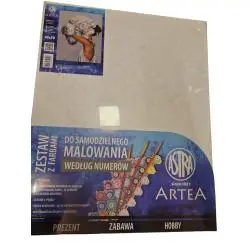MALOWANIE PO NUMERKACH BALETNICA 40 X 50 CM ASTRA