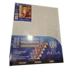 MALOWANIE PO NUMERACH BALETNICA OBRAZ 40X50 CM ASTRA