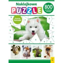 UROCZE FUTRZAKI. NAKLEJKOWE PUZZLE