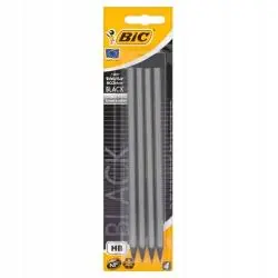 ZESTAW 4 OŁÓWKÓW BLACK BEZ GUMKI BIC EVOLUTION