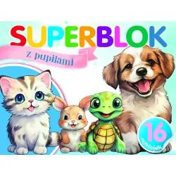 SUPERBLOK Z PUPILAMI. KOLOROWNKA Z NAKLEJKAMI