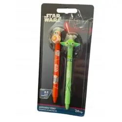 DŁUGOPISY WYMAZYWALNE STAR WARS 0,5 MM NIEBIESKI ZESTAW 2 SZT.