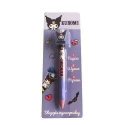 NIEBIESKI DŁUGOPIS WYMAZYWALNY Z MOTYWEM KUROMI SANRIO