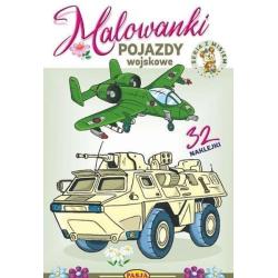 POJAZDY WOJSKOWE. MALOWANKI