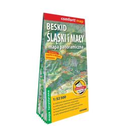 BESKID ŚLĄSKI I MAŁY MAPA PANORAMICZNA I TURYSTYCZNA 1:52 500
