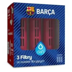 WKŁAD FILTRUJĄCY DAFI DO BUTELKI SOFT SOLID FC BARCELONA 3 SZTUKI