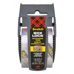 SCOTCH BOX LOCK TAŚMA PAKOWA TRANSPARENTNA Z PODAJNIKIEM 48 MM X 20,3 M