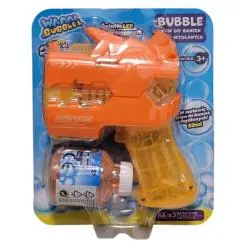 PISTOLET DO BANIEK MYDLANYCH WANNA BUBBLES ZE ŚWIATŁEM LED NA BATERIE 3+