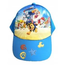 CZAPKA DZIECIĘCA PSI PATROL Z DASZKIEM REGULOWANA NA RZEP 52–54 CM