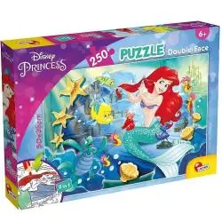 PUZZLE DWUSTRONNE 250 ELEMENTÓW DISNEY PRINCESS ARIELKA LISCIANI 6+