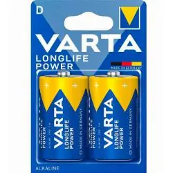 BATERIE ALKALICZNE VARTA LONGLIFE LR20 D 1,5 V 2 SZTUKI