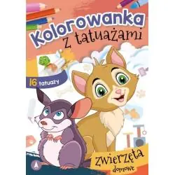 ZWIERZĘTA DOMOWE. KOLOROWANKA Z TATUAŻAMI