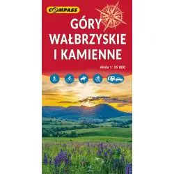 GÓRY WAŁBRZYSKIE I KAMIENNE MAPA SKALA 1 : 35 000