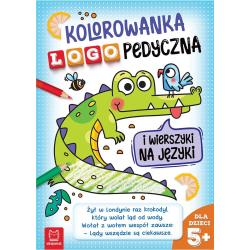 KOLOROWANKA LOGOPEDYCZNA I WIERSZYKI NA JĘZYKI 5+