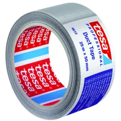 TAŚMA NAPRAWCZA TESA 4610 BASIC SREBRNA 25 M X 50 MM MATERIAŁOWA