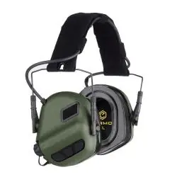 AKTYWNE OCHRONNIKI SŁUCHU EARMOR M31 PLUS FOLIAGE GREEN 2 MIKROFONY
