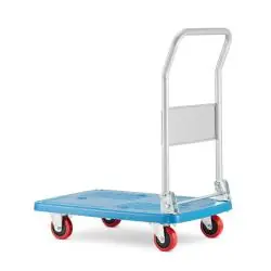 WÓZEK MAGAZYNOWY TRANSPORTOWY PLATFORMOWY HIGHER 150 KG SKŁADANY 72X48 CM