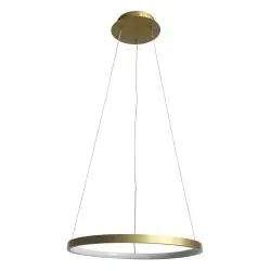 LAMPA WISZĄCA SUFITOWA LUNE 40 LED 25W 4000K ZŁOTY MATOWY 1500 LM 40 CMC