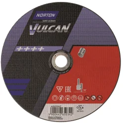 TARCZA ŚCIERNA NORTON VULCAN A60T INOX 125X22,23 MM DO STALI 25 SZT