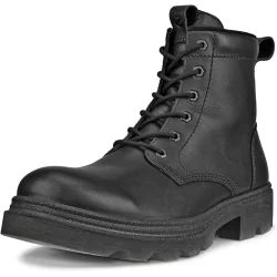 BUTY MĘSKIE ECCO GRAINER SKÓRZANE CZARNE Z SUWAKIEM ROZMIAR 44