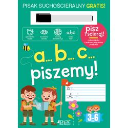A...B...C... PISZEMY! KSIĄŻKA Z PISAKIEM SUCHOŚCIERALNYM