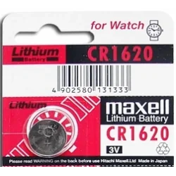 BATERIA CR1620 3V LITOWA GUZIKOWA PASTYLKOWA 80MAH 1 SZTUKA MAXELL