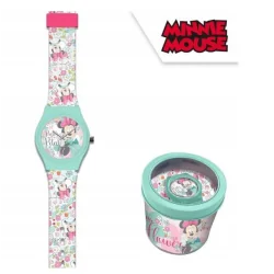 ZEGAREK ANALOGOWY MINNIE METALOWE OPAKOWANIE KIDS EUROSWAN 3+
