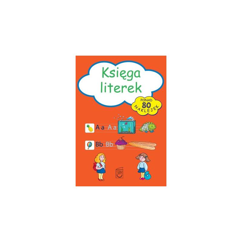 KSIĘGA LITEREK 80 NAKLEJEK