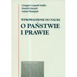 WPROWADZENIE DO NAUKI O PAŃSTWIE I PRAWIE