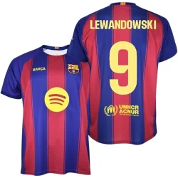 FC BARCELONA LEWANDOWSKI 9 KOSZULKA PIŁKARSKA NIKE DRI-FIT STADIUM L