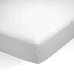 PRZEŚCIERADŁO Z GUMKĄ QUTUN BIAŁE 180X200 CM